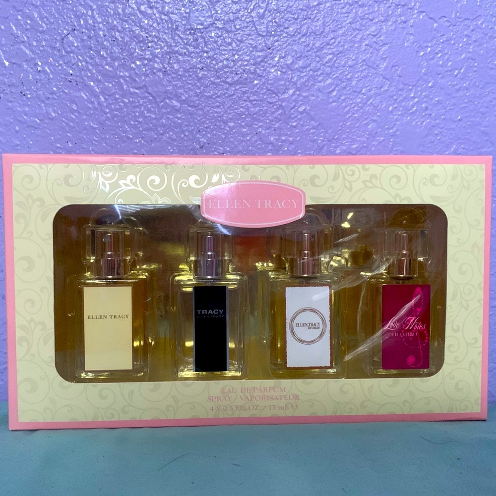 Ellen Tracy Perfume Set 4 X 0.5oz
